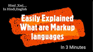 #markupLanguage#html#xml#xhtml#sgml#xaml#markupLanguageKyaHotaHai#howToLearnXml#unleashingCreativity