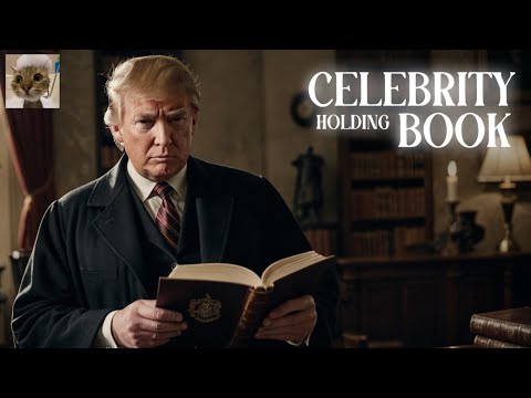 📖celebrity holding book