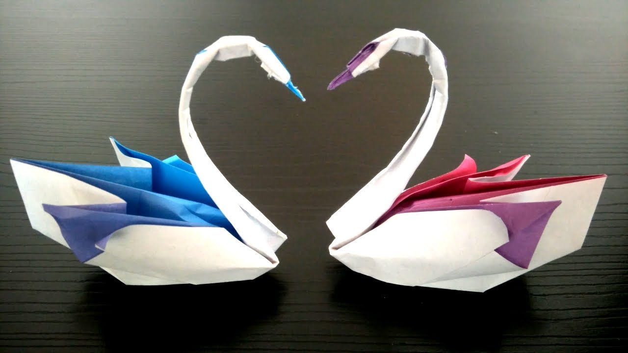 Origami Cisne de papel Origami para niños facil de hacer YouTube