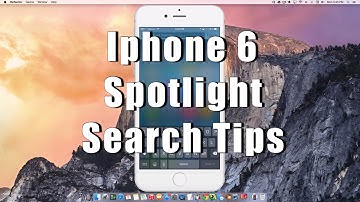Iphone 6 Spotlight Search tips