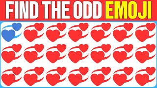 Find The Odd One Out - The Emoji  Edition | Emoji Quiz | 35 Emoji Quiz | Easy, Medium, Hard