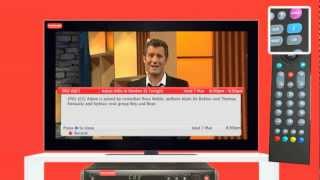 How to view detailed program information on the Freeview EPG