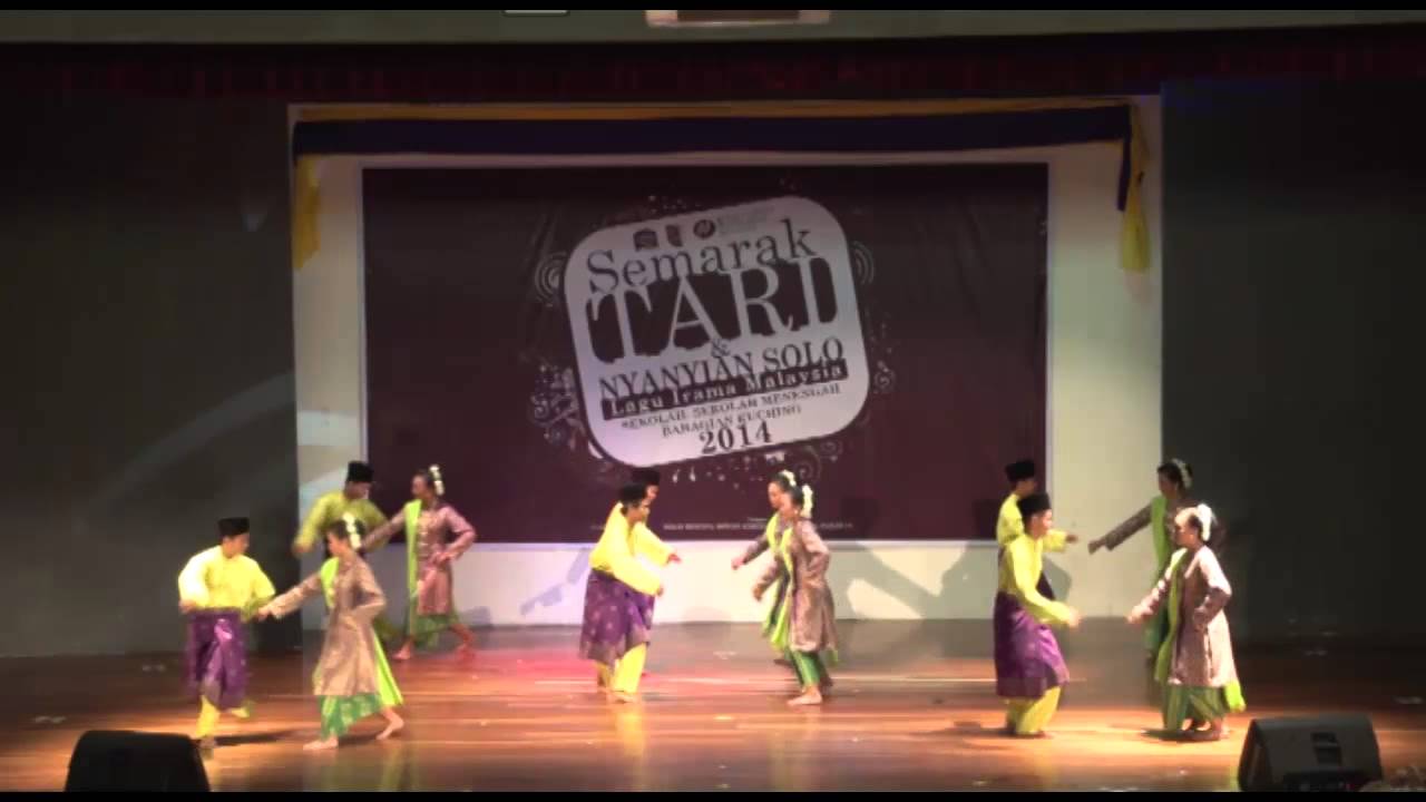 SMK KUCHING HIGH(NAIB JOHAN-pertandingan tarian peringkat bahagian kuching 2014)