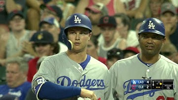 LAD@CLE: Taylor scores off throwing error by Kipnis