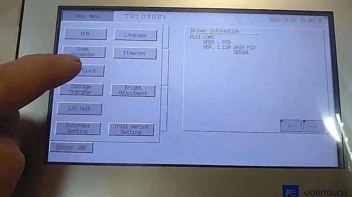 TS1070i   FUJI MONITOUCH HMI
