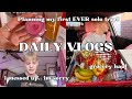 Daily vlogs  planning my first solo trip food hauls big life changes