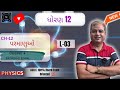 ધોરણ 12 |પ્રકરણ 12 | પરમાણુઓ |ભૌતિક વિજ્ઞાન|ઉદાહરણો, સ્વાધ્યાયનાદાખલા |GSEB |L-03| Aalpha Institute|
