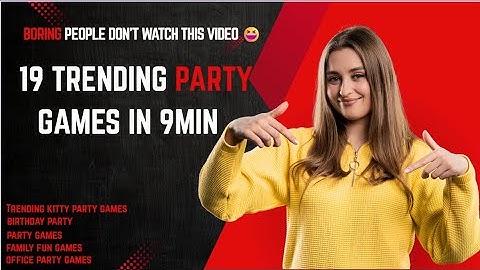 Boring people don’t watch this video 😆 | Trending Party Games in 9min 🎉  #homegameverse