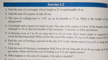 Viva education start up mathematics class 6 ex 6.2| start up maths class -6th ex6.2 | area perimeter