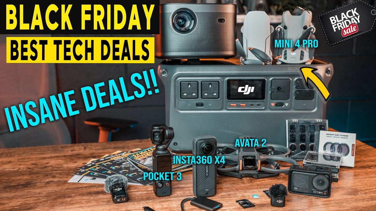 HUGE BLACK FRIDAY TECH DEALS - DJI, INSTA360 and MORE! - YouTube