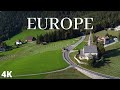FLYING OVER EUROPE - Relaxing music along with beautiful nature videos (4K Video Ultra HD)