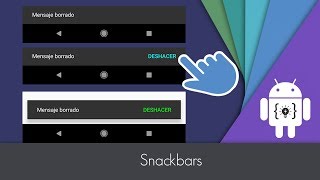 Android Studio - Snackbar - MATERIAL DESIGN