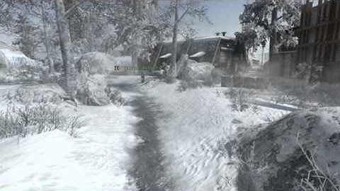 Call of Duty Black Ops Game Winning Across Map Ballistic Knife Kill