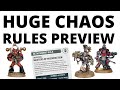Huge chaos space marines codex reveals  detachment rules and more
