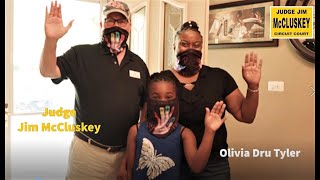 Judge Jim McCluskey Interviews Olivia Dru Tyler
