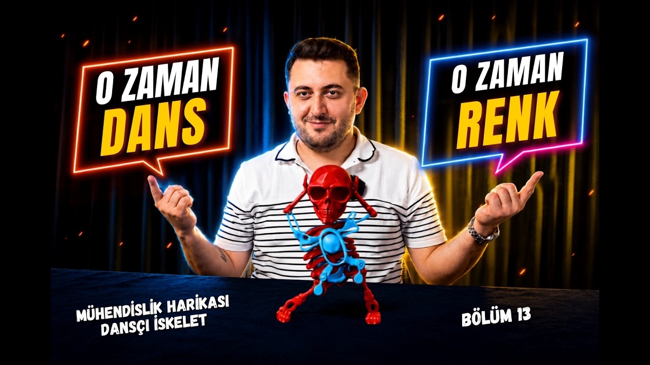 BU İSKELET DANS EDİYOR! 💃 | Mühendislik Harikası Dansçı İskelet Bölüm 13 | 3D Print Dancing Skeleton