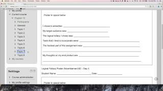Basic Moodle Navigation