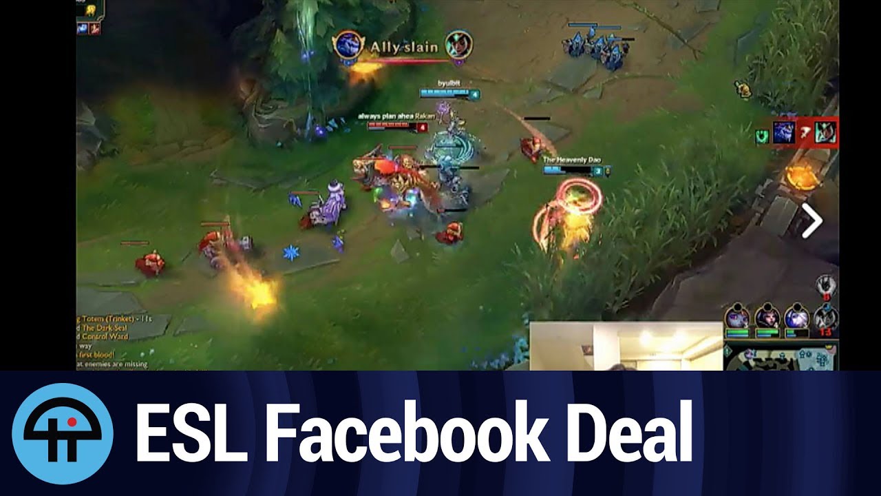 ESports on Facebook YouTube