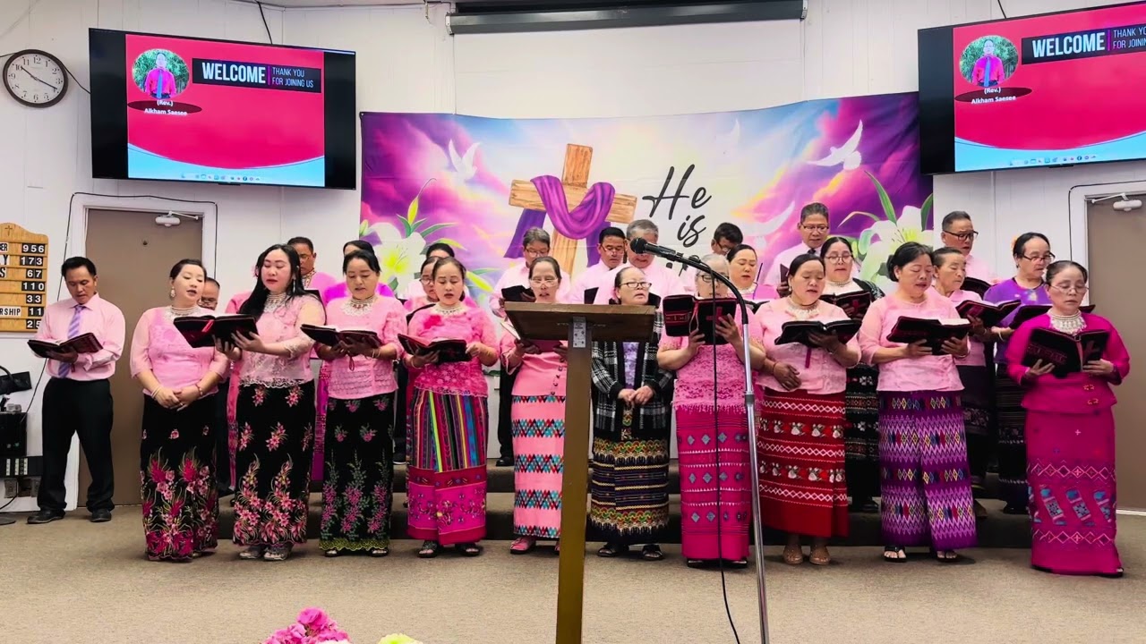 Lahu  Easter choir 2024