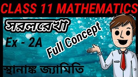 Straight line class 11| Basic concept |WBCHSE | WBJEE | JEE MAIN