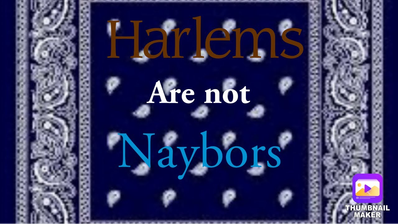 Гарлемы — это НЕ Нейборс.