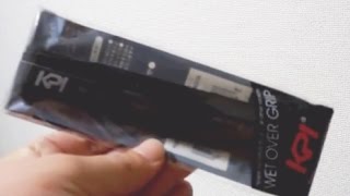 【KPIオーバーグリップ】を買ったので、ラケットに巻いてみた。Grip winding of tape (tennis).