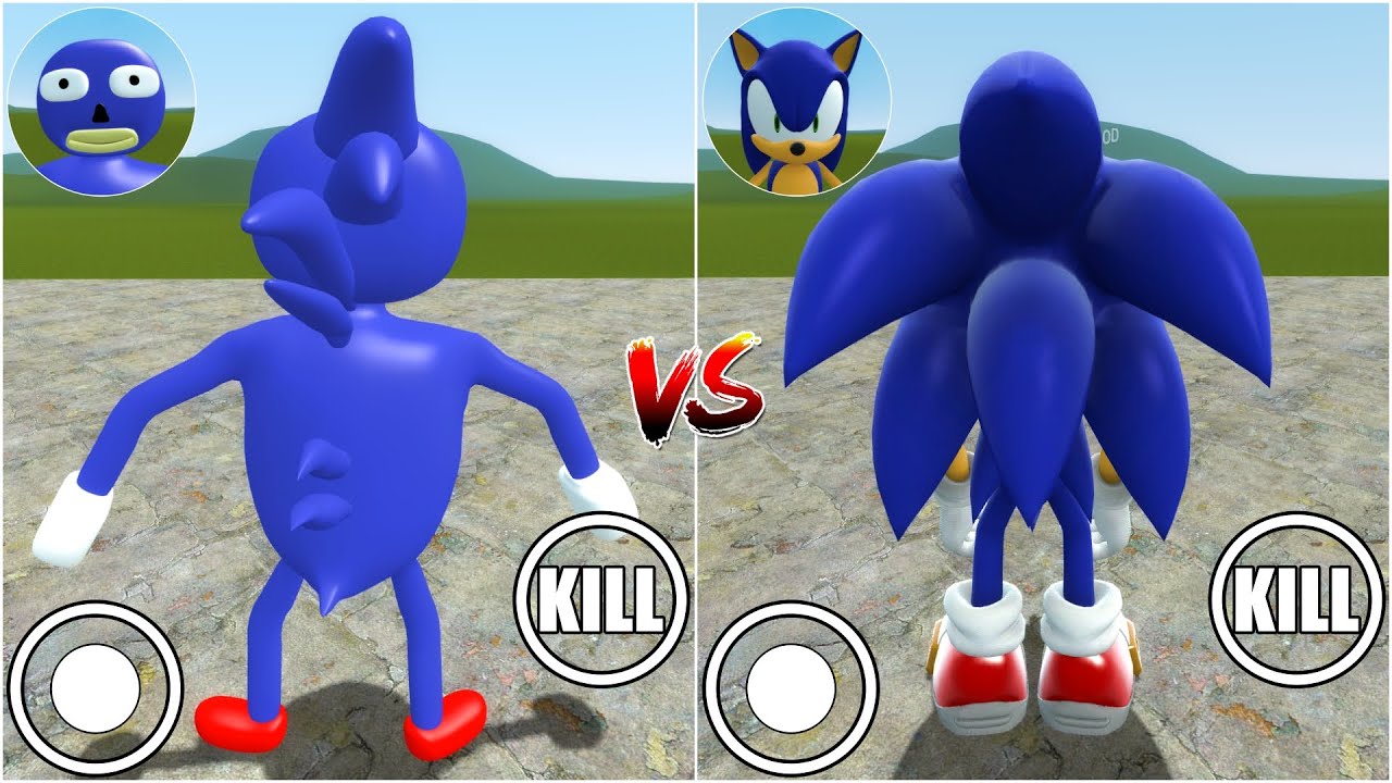 Играем за СОНИКА против САНИКА в Garry's Mod! (Мемы против оригинала)