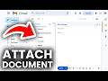 How To Attach Document In Gmail - Step By Step