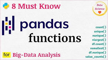 8 Pandas-functies die je moet kennen | Data-analyse | Beginners