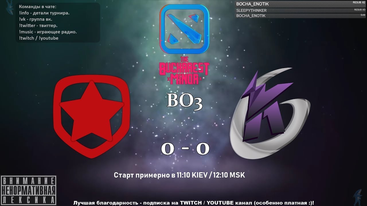 [RU] Gambit Esports vs. Keen Gaming - The Bucharest Minor BO3 @4liver_r