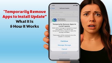 Temporarily Remove Apps to Install Update – What It Is & How It Works (iPhone iOS Update)