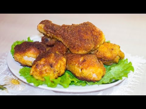 Видео рецепт Курица в кляре на сковороде