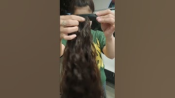 Tóc cột đuôi ngựa thanh quấn xù mì dài #toccot