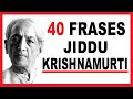 ✅ Jiddu Krishnamurti En Español ❤️ Frases de la Vida, el Amor...