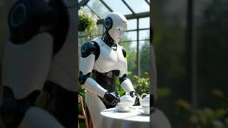 AI Robot serving Tea☕ 🤖.    #robot #ai #future #technology #innovation #viral #fyp