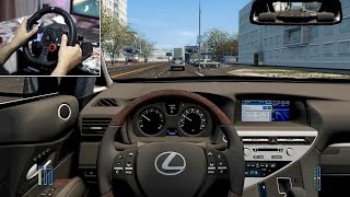 Lexus RX350 2014 - City Car Driving - LOGITECH G29 Gameplay screenshot 3