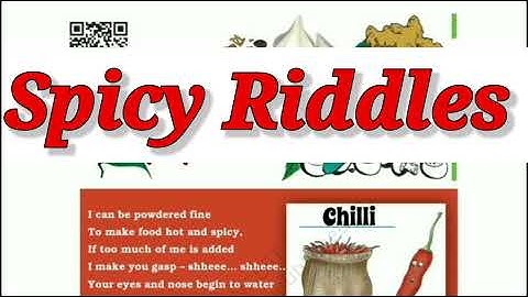 Spicy Riddles Class 4 EVS #nmcreativelearning #drrukmanisharma #questionanswers #explanationinhindi