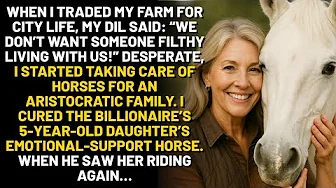 When I traded my farm for city life, my son’s wife said: “We don’t want someone filthy living...