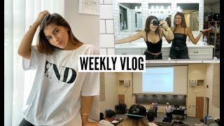 VLOG- come to class w me, college party, friends, etc.