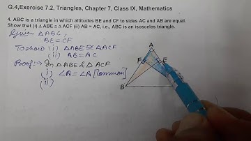 Q.4,Exercise 7.2, Triangles, Chapter 7, Class IX, Mathematics