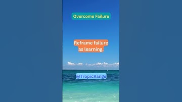 Reframe Failure As Learning #OvercomeFailure