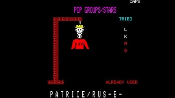 Oric Atmos Longplay - Hangman