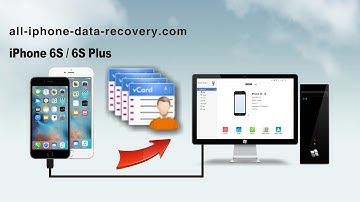 How to Export Contacts from iPhone 6S Plus to vCard on Computer, iPhone 6S Contacts to VCF File