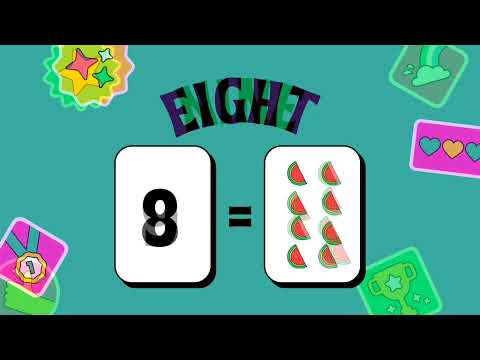 Let's Count 1To 10 withFruits ~#abcd #preschool #learning #kindergarten #maths #phonics#count#abc