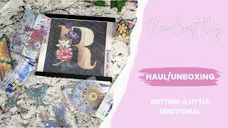 NewCraftDay Haul and Unboxing | An Emotional Unboxing?