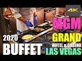 MGM Grand Buffet 🍕🥓🥐🥗🥩🍤🍨☕🥂 [4k] Breakfast Brunch Hotel and ...