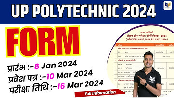 Up Polytechnic Entrance Exam Online Form 2024 | Jeecup Online Form 2024 | Raceva Academy