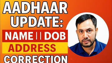 Aadhaar Card Update New Rules 2026 | Name, DOB, Gender, Address, Mobile Update Limit 🔥/ Big Breaking