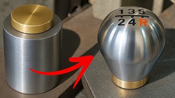 Crafting a Metal Gear Shift Knob on a Lathe | DIY Repair for a Broken Bolt Removal Machine Shaft