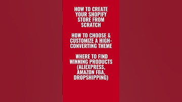 How To Build a Shopify Store – FREE Masterclass Step by Step Guide #shorts #viral #trending